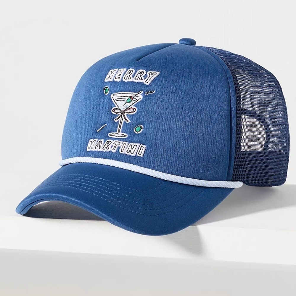 Anthropologie Blue Nephthys Foster Baseball Cap NWT